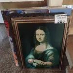 LOTE 289 - 05 QUADROS DIVERSOS PARA DECORAÇÃO (NO ESTADO, NÃO SABEMOS SE FUNCIONA. LEILÃO NÃO TEM GARANTIA E NEM DEVOLUÇÃO).