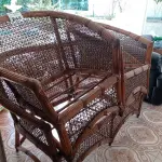 LOTE 244 - 03 CADEIRAS EM FIBRA SINTÉTICAS (NO ESTADO, NÃO SABEMOS SE FUNCIONA. LEILÃO NÃO TEM GARANTIA E NEM DEVOLUÇÃO).