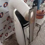LOTE 185 - 01 AR-CONDICIONADO PORTÁTIL MIDEA 10500 BTUS (NO ESTADO, NÃO SABEMOS SE FUNCIONA. LEILÃO NÃO TEM GARANTIA E NEM DEVOLUÇÃO).