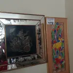 LOTE 172 - 02 QUADROS DECORATIVOS (NO ESTADO, NÃO SABEMOS SE FUNCIONA. LEILÃO NÃO TEM GARANTIA E NEM DEVOLUÇÃO).