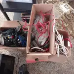 LOTE 210 - 01 LOTE COM CABOS E FIOS ELÉTRICOS (NO ESTADO, NÃO SABEMOS SE FUNCIONA. LEILÃO NÃO TEM GARANTIA E NEM DEVOLUÇÃO).