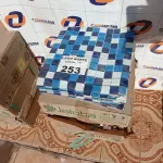 LOTE 253 - 05 CAIXAS COM PASTILHAS DIVERSAS (NO ESTADO, NÃO SABEMOS SE FUNCIONA. LEILÃO NÃO TEM GARANTIA E NEM DEVOLUÇÃO).