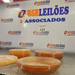 LOTE 137 - 12 PRATOS DE JANTAR E 12 PRATOS PARA SOBREMESA (NO ESTADO, NÃO SABEMOS SE FUNCIONA. LEILÃO NÃO TEM GARANTIA E NEM DEVOLUÇÃO).