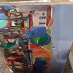 LOTE 289 - 05 QUADROS DIVERSOS PARA DECORAÇÃO (NO ESTADO, NÃO SABEMOS SE FUNCIONA. LEILÃO NÃO TEM GARANTIA E NEM DEVOLUÇÃO).