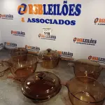 LOTE 118 - 04 PANELAS DE VIDRO E 02 TRAVESSAS (NO ESTADO, NÃO SABEMOS SE FUNCIONA. LEILÃO NÃO TEM GARANTIA E NEM DEVOLUÇÃO).
