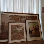 LOTE 288 - 03 QUADROS DECORATIVOS (NO ESTADO, NÃO SABEMOS SE FUNCIONA. LEILÃO NÃO TEM GARANTIA E NEM DEVOLUÇÃO).