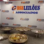 LOTE 196 - 01 LOTE COM UTENSÍLIOS TRAVESSA, E FRUTEIRAS (NO ESTADO, NÃO SABEMOS SE FUNCIONA. LEILÃO NÃO TEM GARANTIA E NEM DEVOLUÇÃO).