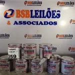 LOTE 059 - 08 LATAS DE COLA PLÁSTICA ANJO. (NO ESTADO, LEILÃO NÃO TEM GARANTIA E NEM DEVOLUÇÃO, SUJEITO A POSSÍVEIS AVARIAS VISÍVEIS/OCULTAS E/OU AUSÊNCIA DE COMPONENTES).