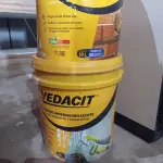 LOTE 062 - 01 BALDE DE VEDALIT, ADITIVO PLASTIFICANTE PARA ARGAMASSAS DE ASSENTAMENTO E REBOCO CONVENCIONAL E 01 BALDE DE ADITIVO IMPERMEABILIZANTE PARA CONCRETOS E ARGAMASSAS 18L. (NO ESTADO, LEILÃO NÃO TEM GARANTIA E NEM DEVOLUÇÃO, SUJEITO A POSSÍVEIS AVARIAS VISÍVEIS/OCULTAS E/OU AUSÊNCIA DE COMPONENTES).