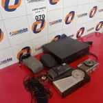 LOTE 070 - 01 LOTE COM CÂMERAS DIGITAIS ANTIGAS ,01 TRANSMISSOR PHILIPS E 01 CD PLAYER (NO ESTADO, NÃO SABEMOS SE FUNCIONA. LEILÃO NÃO TEM GARANTIA E NEM DEVOLUÇÃO).