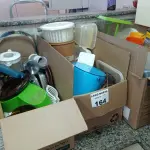 LOTE 164 - 01 LOTE COM UTENSÍLIOS DIVERSOS PARA COZINHA (NO ESTADO, NÃO SABEMOS SE FUNCIONA. LEILÃO NÃO TEM GARANTIA E NEM DEVOLUÇÃO).