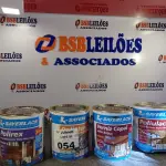 LOTE 054 - 04 GALÕES DE VERNIZ SAYERLACK 3,6L SENDO 01 MARÍTIMO. (NO ESTADO, LEILÃO NÃO TEM GARANTIA E NEM DEVOLUÇÃO, SUJEITO A POSSÍVEIS AVARIAS VISÍVEIS/OCULTAS E/OU AUSÊNCIA DE COMPONENTES).