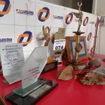 LOTE 074 - 01 LOTE COM ARTIGOS COMEMORATIVOS E TROFÉUS (NO ESTADO, NÃO SABEMOS SE FUNCIONA. LEILÃO NÃO TEM GARANTIA E NEM DEVOLUÇÃO).