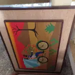 LOTE 289 - 05 QUADROS DIVERSOS PARA DECORAÇÃO (NO ESTADO, NÃO SABEMOS SE FUNCIONA. LEILÃO NÃO TEM GARANTIA E NEM DEVOLUÇÃO).