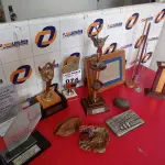 LOTE 074 - 01 LOTE COM ARTIGOS COMEMORATIVOS E TROFÉUS (NO ESTADO, NÃO SABEMOS SE FUNCIONA. LEILÃO NÃO TEM GARANTIA E NEM DEVOLUÇÃO).