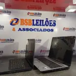 LOTE 120 - 02 NOTEBOOKS HP (NO ESTADO, NÃO SABEMOS SE FUNCIONA. LEILÃO NÃO TEM GARANTIA E NEM DEVOLUÇÃO).