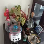 LOTE 177 - 01 LOTE COM OBJETOS DECORATIVOS (NO ESTADO, NÃO SABEMOS SE FUNCIONA. LEILÃO NÃO TEM GARANTIA E NEM DEVOLUÇÃO).