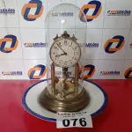 LOTE 076 - 01 RELÓGIO DE CORDA ANTIGO (NO ESTADO, NÃO SABEMOS SE FUNCIONA. LEILÃO NÃO TEM GARANTIA E NEM DEVOLUÇÃO).