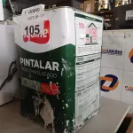 LOTE 105 - 01 LATA DE TINTA IQUINE PINTALAR FOSCO-AVELUDADO INTERIORES NA COR BRANCO GELO 18L. (NO ESTADO, LEILÃO NÃO TEM GARANTIA E NEM DEVOLUÇÃO, SUJEITO A POSSÍVEIS AVARIAS VISÍVEIS/OCULTAS E/OU AUSÊNCIA DE COMPONENTES).
