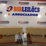 LOTE 245 - 02 CAIXAS COM BISNAGAS DE ÁLCOOL ETÍLICO HIDRATADO 70% ANTISSÉPTICO DE MÃOS 30 UNIDADES CADA. (NO ESTADO, LEILÃO NÃO TEM GARANTIA E NEM DEVOLUÇÃO, SUJEITO A POSSÍVEIS AVARIAS VISÍVEIS/OCULTAS E/OU AUSÊNCIA DE COMPONENTES).