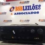 LOTE 363 - 01 RECEIVER MARCA YAMAHA 120V. (NO ESTADO, LEILÃO NÃO TEM GARANTIA E NEM DEVOLUÇÃO, SUJEITO A POSSÍVEIS AVARIAS VISÍVEIS/OCULTAS E/OU AUSÊNCIA DE COMPONENTES).