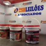 LOTE 230 - 03 BALDES DE DRYKOVEDA ACQUA, IMPERMEABILIZANTE PARA FACHADAS, MUROS E TELHAS 3,6L. (NO ESTADO, LEILÃO NÃO TEM GARANTIA E NEM DEVOLUÇÃO, SUJEITO A POSSÍVEIS AVARIAS VISÍVEIS/OCULTAS E/OU AUSÊNCIA DE COMPONENTES).