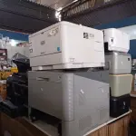 LOTE 073 - 10 IMPRESSORAS MARCAS E MODELOS DIVERSOS PARA RETIRADA DE PEÇAS. (NO ESTADO, LEILÃO NÃO TEM GARANTIA E NEM DEVOLUÇÃO, SUJEITO A POSSÍVEIS AVARIAS VISÍVEIS/OCULTAS E/OU AUSÊNCIA DE COMPONENTES).
