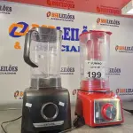 LOTE 199 - 02 LIQUIDIFICADORES MARCAS E MODELOS DIVERSOS. (NO ESTADO, LEILÃO NÃO TEM GARANTIA E NEM DEVOLUÇÃO, SUJEITO A POSSÍVEIS AVARIAS VISÍVEIS/OCULTAS E/OU AUSÊNCIA DE COMPONENTES).