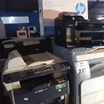 LOTE 220 - 10 IMPRESSORAS MARCAS E MODELOS DIVERSOS PARA RETIRADA DE PEÇAS. (NO ESTADO, LEILÃO NÃO TEM GARANTIA E NEM DEVOLUÇÃO, SUJEITO A POSSÍVEIS AVARIAS VISÍVEIS/OCULTAS E/OU AUSÊNCIA DE COMPONENTES).