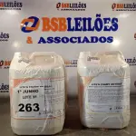 LOTE 263 - 20 LITROS DE ESPUMA HIGIENIZADORA PARA ANTISSEPSIA INSTANTÂNEA DAS MÃOS. (NO ESTADO, LEILÃO NÃO TEM GARANTIA E NEM DEVOLUÇÃO, SUJEITO A POSSÍVEIS AVARIAS VISÍVEIS/OCULTAS E/OU AUSÊNCIA DE COMPONENTES).