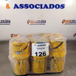LOTE 126 - 06 LATAS DE ADESIVO ESTRUTURAL DE BASE EPÓXI MEDIA FLUIDEZ COMPONENTES A+B. (NO ESTADO, LEILÃO NÃO TEM GARANTIA E NEM DEVOLUÇÃO, SUJEITO A POSSÍVEIS AVARIAS VISÍVEIS/OCULTAS E/OU AUSÊNCIA DE COMPONENTES).