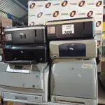 LOTE 300 - 10 IMPRESSORAS MARCAS E MODELOS DIVERSOS PARA RETIRADA DE PEÇAS. (NO ESTADO, LEILÃO NÃO TEM GARANTIA E NEM DEVOLUÇÃO, SUJEITO A POSSÍVEIS AVARIAS VISÍVEIS/OCULTAS E/OU AUSÊNCIA DE COMPONENTES).