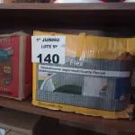 LOTE 140 - 02 CAIXAS DE ARGAMASSAS POLIMÉRICA SENDO: 01 SIKA TOP FLEX E 01 DRYKOTEC 5500. (NO ESTADO, LEILÃO NÃO TEM GARANTIA E NEM DEVOLUÇÃO, SUJEITO A POSSÍVEIS AVARIAS VISÍVEIS/OCULTAS E/OU AUSÊNCIA DE COMPONENTES).