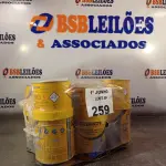 LOTE 259 - 06 LATAS DE ADESIVO ESTRUTURAL DE BASE EPÓXI MEDIA FLUIDEZ COMPONENTES A+B. (NO ESTADO, LEILÃO NÃO TEM GARANTIA E NEM DEVOLUÇÃO, SUJEITO A POSSÍVEIS AVARIAS VISÍVEIS/OCULTAS E/OU AUSÊNCIA DE COMPONENTES).