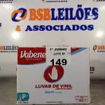LOTE 149 - 01 CAIXA DE LUVAS VINIFLEX TAMANHO P 7” CONTENDO 10 CAIXAS COM 100 UNIDADES. (NO ESTADO, LEILÃO NÃO TEM GARANTIA E NEM DEVOLUÇÃO, SUJEITO A POSSÍVEIS AVARIAS VISÍVEIS/OCULTAS E/OU AUSÊNCIA DE COMPONENTES).