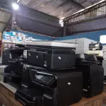 LOTE 120 - 10 IMPRESSORAS MARCAS E MODELOS DIVERSOS PARA RETIRADA DE PEÇAS. (NO ESTADO, LEILÃO NÃO TEM GARANTIA E NEM DEVOLUÇÃO, SUJEITO A POSSÍVEIS AVARIAS VISÍVEIS/OCULTAS E/OU AUSÊNCIA DE COMPONENTES).