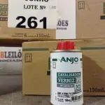 LOTE 261 - 01 LOTE COM VÁRIAS LATAS DE CATALISADOR VERNIZ “PU” MS 150ML. (NO ESTADO, LEILÃO NÃO TEM GARANTIA E NEM DEVOLUÇÃO, SUJEITO A POSSÍVEIS AVARIAS VISÍVEIS/OCULTAS E/OU AUSÊNCIA DE COMPONENTES).