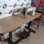 LOTE 280 - 01 MÁQUINA DE COSTURA MARCA LUMAK. (NO ESTADO, LEILÃO NÃO TEM GARANTIA E NEM DEVOLUÇÃO, SUJEITO A POSSÍVEIS AVARIAS VISÍVEIS/OCULTAS E/OU AUSÊNCIA DE COMPONENTES).