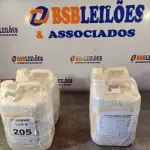 LOTE 205 - 20 LITROS DE ESPUMA HIGIENIZADORA PARA ANTISSEPSIA INSTANTÂNEA DAS MÃOS. (NO ESTADO, LEILÃO NÃO TEM GARANTIA E NEM DEVOLUÇÃO, SUJEITO A POSSÍVEIS AVARIAS VISÍVEIS/OCULTAS E/OU AUSÊNCIA DE COMPONENTES).