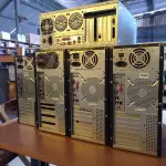LOTE 332 - 05 CPU MARCAS E MODELOS DIVERSOS PARA RETIRADA DE PEÇAS. (NO ESTADO, LEILÃO NÃO TEM GARANTIA E NEM DEVOLUÇÃO, SUJEITO A POSSÍVEIS AVARIAS VISÍVEIS/OCULTAS E/OU AUSÊNCIA DE COMPONENTES).