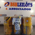 LOTE 071 - 06 LATAS DE ADESIVO ESTRUTURAL DE BASE EPÓXI MEDIA FLUIDEZ COMPONENTES A+B. (NO ESTADO, LEILÃO NÃO TEM GARANTIA E NEM DEVOLUÇÃO, SUJEITO A POSSÍVEIS AVARIAS VISÍVEIS/OCULTAS E/OU AUSÊNCIA DE COMPONENTES).