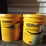 LOTE 207 - 02 BALDES DE ADITIVO IMPERMEABILIZANTE PARA CONCRETO E ARGAMASSAS VEDACIT 18L. (NO ESTADO, LEILÃO NÃO TEM GARANTIA E NEM DEVOLUÇÃO, SUJEITO A POSSÍVEIS AVARIAS VISÍVEIS/OCULTAS E/OU AUSÊNCIA DE COMPONENTES).