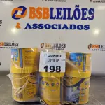 LOTE 198 - 06 LATAS DE ADESIVO ESTRUTURAL DE BASE EPÓXI MEDIA FLUIDEZ COMPONENTES A+B. (NO ESTADO, LEILÃO NÃO TEM GARANTIA E NEM DEVOLUÇÃO, SUJEITO A POSSÍVEIS AVARIAS VISÍVEIS/OCULTAS E/OU AUSÊNCIA DE COMPONENTES).