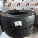 LOTE 224 - 02 PNEUS PARA CAMINHÃO ¾ 215/75/17.5. (NO ESTADO, LEILÃO NÃO TEM GARANTIA E NEM DEVOLUÇÃO, SUJEITO A POSSÍVEIS AVARIAS VISÍVEIS/OCULTAS E/OU AUSÊNCIA DE COMPONENTES).