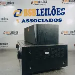 LOTE 360 - 01 RECEIVER MARCA DENON 120V E 01 CAIXA DE SOM CENTRAL MARCA JBL. (NO ESTADO, LEILÃO NÃO TEM GARANTIA E NEM DEVOLUÇÃO, SUJEITO A POSSÍVEIS AVARIAS VISÍVEIS/OCULTAS E/OU AUSÊNCIA DE COMPONENTES).