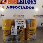 LOTE 092 - 06 LATAS DE ADESIVO ESTRUTURAL DE BASE EPÓXI MEDIA FLUIDEZ COMPONENTES A+B. (NO ESTADO, LEILÃO NÃO TEM GARANTIA E NEM DEVOLUÇÃO, SUJEITO A POSSÍVEIS AVARIAS VISÍVEIS/OCULTAS E/OU AUSÊNCIA DE COMPONENTES).