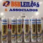 LOTE 239 - 06 TUBOS DE ADESIVO DE SILICONE MÁRMORE/PEDRAS NA COR BEGE. (NO ESTADO, LEILÃO NÃO TEM GARANTIA E NEM DEVOLUÇÃO, SUJEITO A POSSÍVEIS AVARIAS VISÍVEIS/OCULTAS E/OU AUSÊNCIA DE COMPONENTES).