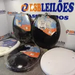 LOTE 145 - 01 LOTE COM VÁRIOS ASSENTOS PARA VASO SANITÁRIO MARCAS E MODELOS DIVERSOS. (NO ESTADO, LEILÃO NÃO TEM GARANTIA E NEM DEVOLUÇÃO, SUJEITO A POSSÍVEIS AVARIAS VISÍVEIS/OCULTAS E/OU AUSÊNCIA DE COMPONENTES).