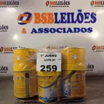 LOTE 259 - 06 LATAS DE ADESIVO ESTRUTURAL DE BASE EPÓXI MEDIA FLUIDEZ COMPONENTES A+B. (NO ESTADO, LEILÃO NÃO TEM GARANTIA E NEM DEVOLUÇÃO, SUJEITO A POSSÍVEIS AVARIAS VISÍVEIS/OCULTAS E/OU AUSÊNCIA DE COMPONENTES).