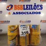 LOTE 316 - 06 LATAS DE ADESIVO ESTRUTURAL DE BASE EPÓXI MEDIA FLUIDEZ COMPONENTES A+B. (NO ESTADO, LEILÃO NÃO TEM GARANTIA E NEM DEVOLUÇÃO, SUJEITO A POSSÍVEIS AVARIAS VISÍVEIS/OCULTAS E/OU AUSÊNCIA DE COMPONENTES).